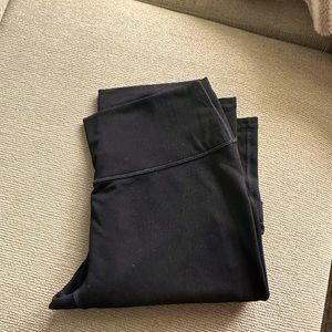 Black Fabletics Powerhold Leggings 7/8- size medium